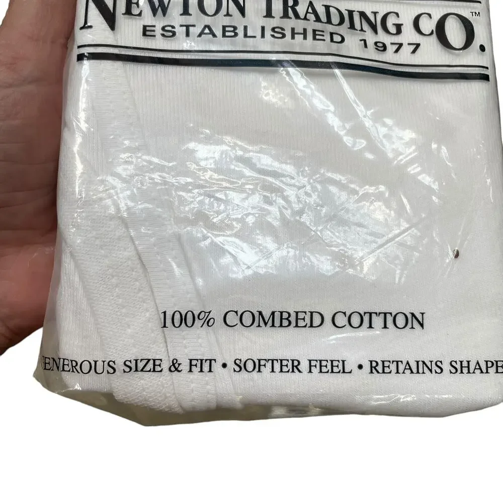 Newton Trading Co Mens Briefs Size 32 White Underwear NOS Whitey Tighty READ